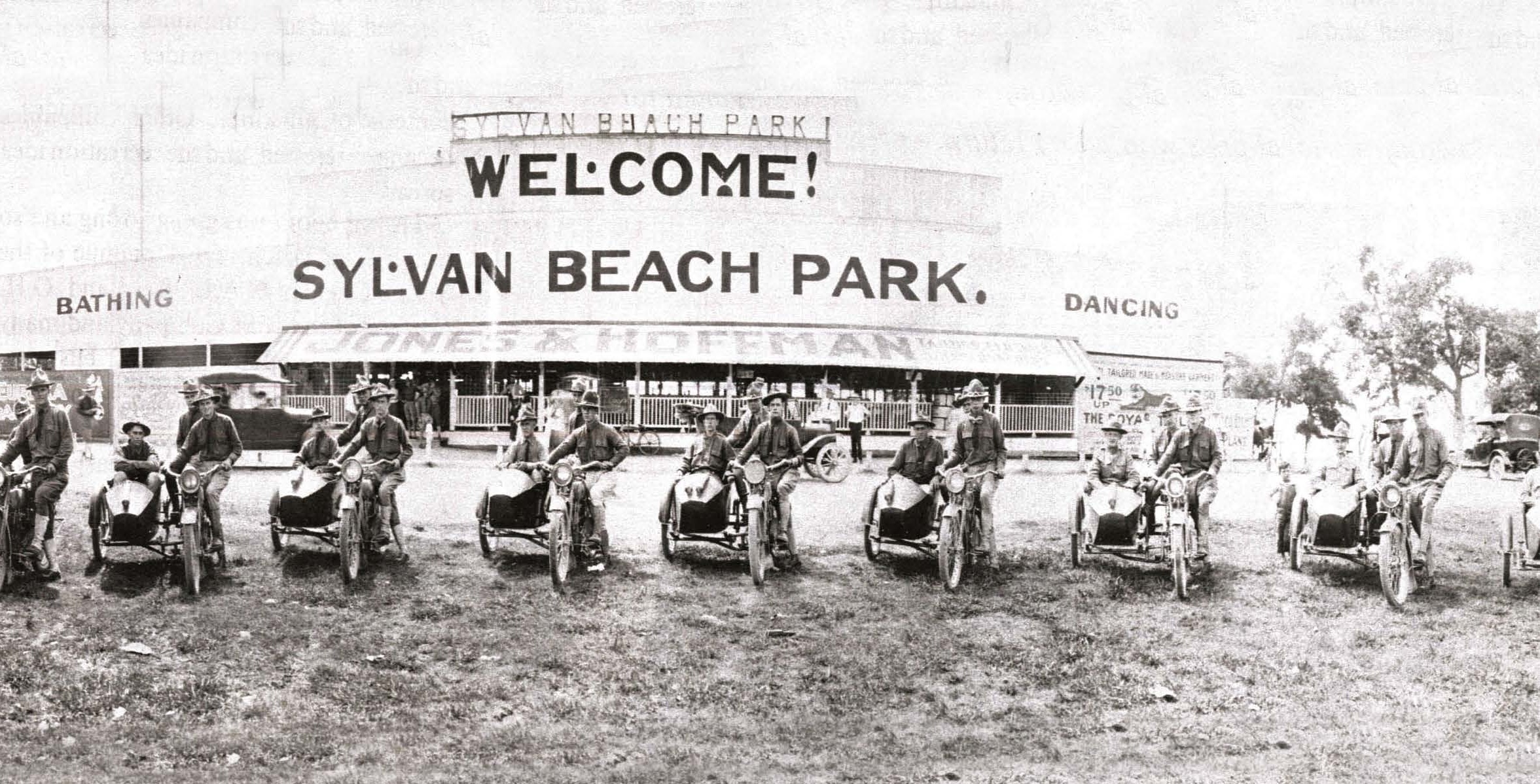 Welcome to Sylvan Beach Park – old book image Welcome to Sylvan Beach Park - old book image